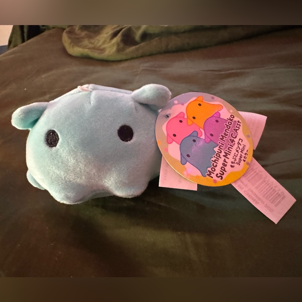 Blue Mochi Plush Toy new
